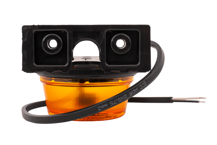 FRISTOM FT-059 πορτοκαλί φανός σήμανσης LED γενικής χρήσης με γωνιακή βάση