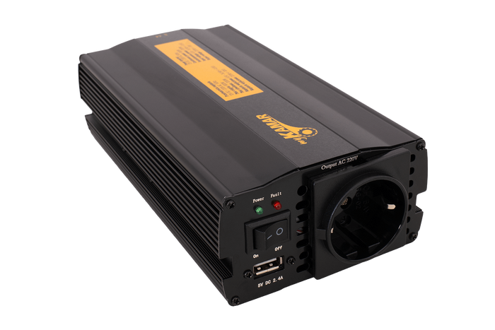 Μετατροπέας τάσης 12V/230V (600/1200W) KAMAR E1924