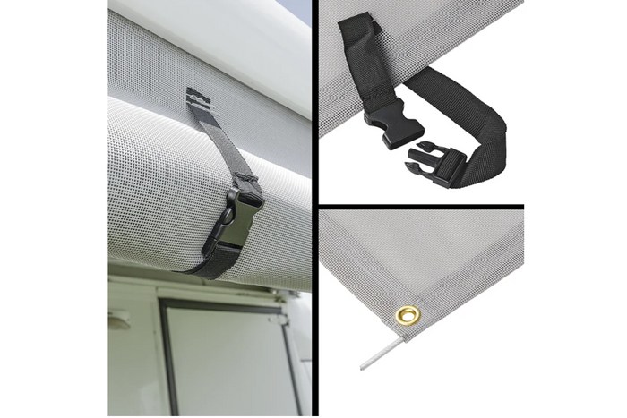 ProPlus 368300V01 μπροστινό σκίαστρο για τέντες οροφής και τοίχου 330x200cm