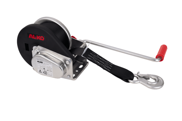 Βαρούλκο, βαρούλκο χειρός για ρυμουλκούμενο AL-KO 900 κιλών με ζώνη 7 μέτρων, φρένο και αυτόματο ξετύλιγμα