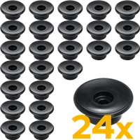 Πλευρικοί κύλινδροι ρυμούλκησης TULPLAST για την τοποθέτηση καλυμμάτων, διχτυών, μουσαμάδων, σετ 24 τεμαχίων