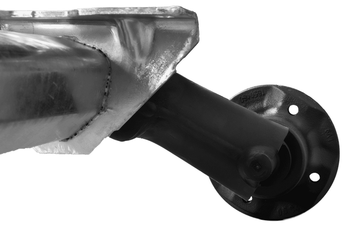 AL-KO OPTIMA άξονας χωρίς φρένο για ρυμουλκούμενο 750kg 1350mm 1840mm 4x100