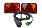 Πίσω φώτα LED DOBPLAST DPT35 + καλωδίωση MANTES 4m 13PIN