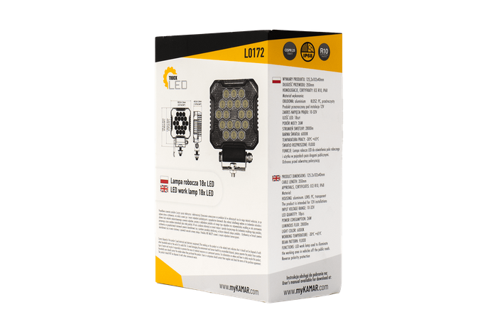 Φως εργασίας LED TruckLED L0172 18xLED 2800lm