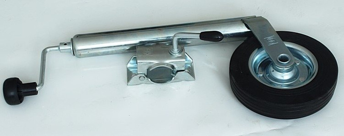 Τροχός τζόκεϊ με σφιγκτήρα WINTERHOFF ST48-200VB+KLE48 150kg 48mm 505-725mm