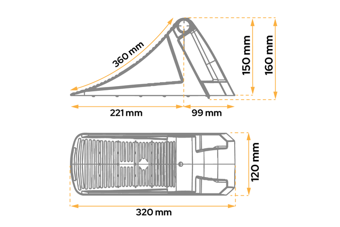 AL-KO H τσοκ τροχών: 160mm UK36