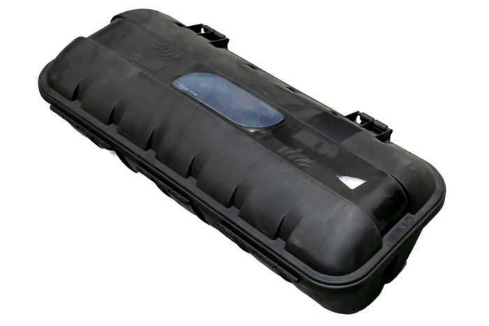 OUTLET Κουτί πυροσβεστήρα 9/12kg DAKEN 82511 STRIKE 707x322x239mm μαύρο