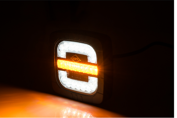 HORPOL ROCA LZD 2805 μπροστινό φωτιστικό LED 3 λειτουργιών γενικής χρήσης με βάση