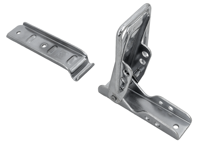 Πλαϊνός κοτσαδόρος με κούμπωμα WINTERHOFF BV 10-2 + BVG 10-A πλήρες πλευρικό κλείσιμο ρυμουλκούμενου