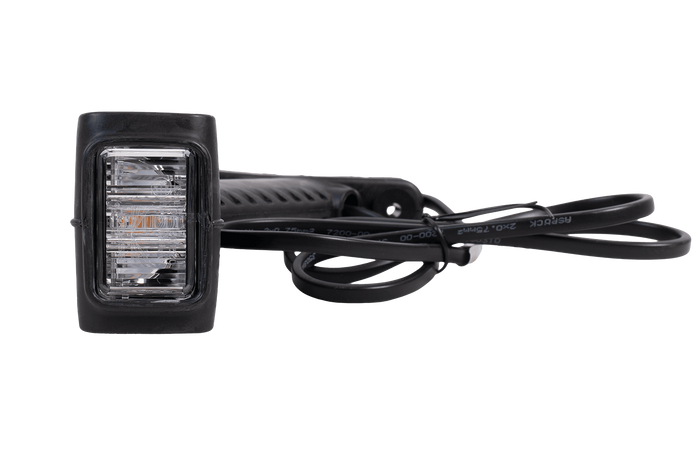 Αριστερό φως σήμανσης LED ASPÖCK SUPERPOINT IV σε λαστιχένιο βραχίονα