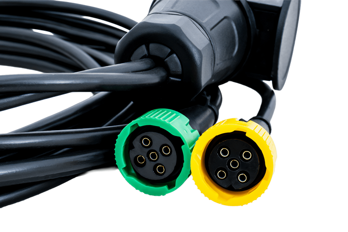 Πίσω φώτα DOBPLAST DPT35 + καλωδίωση MANTES 4m 13pin