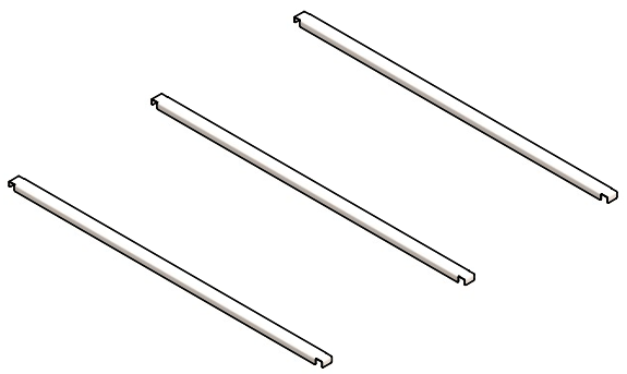 Σκελετός H-0 με επίπεδο γκρι μουσαμά GARDEN TRAILER 264 KIPP