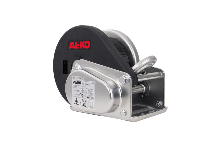 Βαρούλκο, βαρούλκο χειρός για ρυμουλκούμενο AL-KO 900 κιλών με ζώνη 7 μέτρων, φρένο και αυτόματο ξετύλιγμα