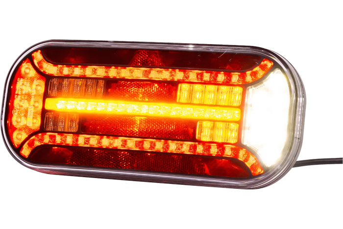 FRISTOM FT-610 LED πίσω λάμπα, 6 λειτουργιών, αριστερά