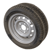 OUTLET Ενισχυμένος τροχός για τρέιλερ LINGLONG TIRE 195/50 R13C 104/101N ΖΑΝΤΑ UNITRAILER 5.5Jx13"H2 5x112 ET:30