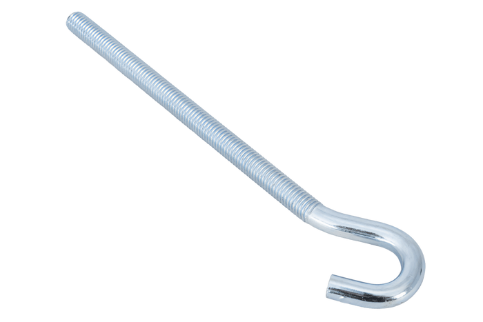 Γάντζος κατασκευής DROMET HZ M8x160 με ανοιχτό άκρο (λυγισμένο)