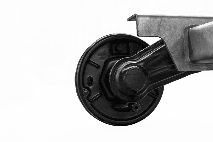 Άξονας φρένων KNOTT VGB13M για ρυμουλκούμενο/φορτηγό αυτοκινήτου 1350kg 1200mm 1550mm 5x112