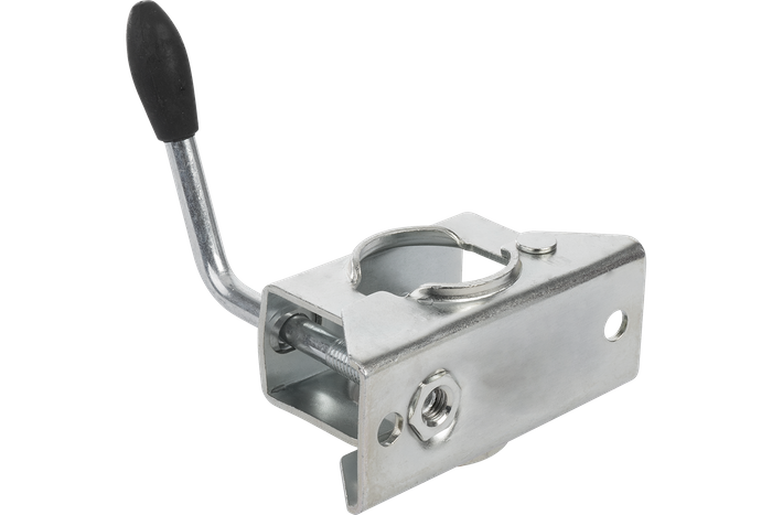 Τροχός τζόκεϊ με σφιγκτήρα UNITRAILER 150kg 48mm 505-730mm