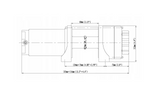 Ηλεκτρικό βαρούλκο για τρέιλερ RUNVA EWP3500A 12V 1588kg με σχοινί 12,8m