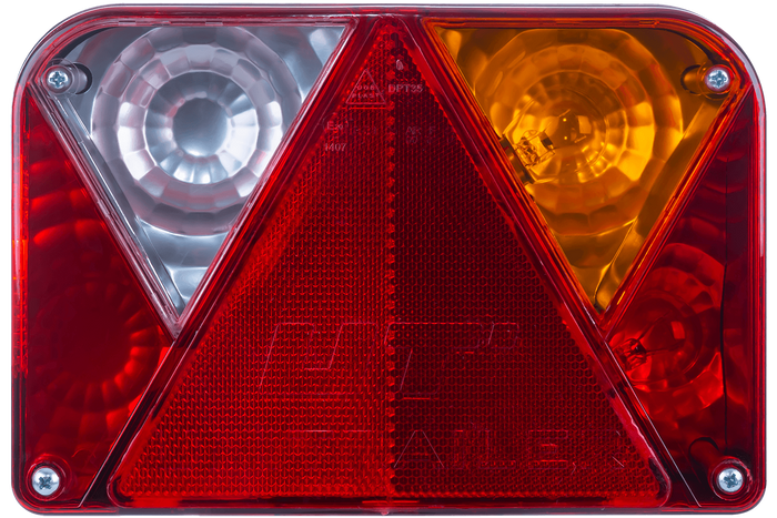 Σετ φώτων: Πίσω φώτα DOBPLAST DPT35 + πλευρικά φώτα σήμανσης ASPÖCK FLEXIPOINT I + καλωδίωση MANTES 4,5m 13PIN