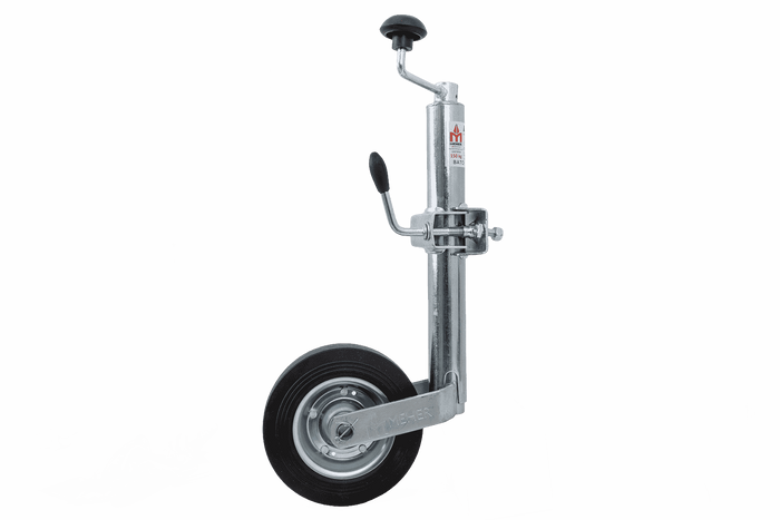 Τροχός τζόκεϊ με σφιγκτήρα UNITRAILER 150kg 48mm 505-730mm