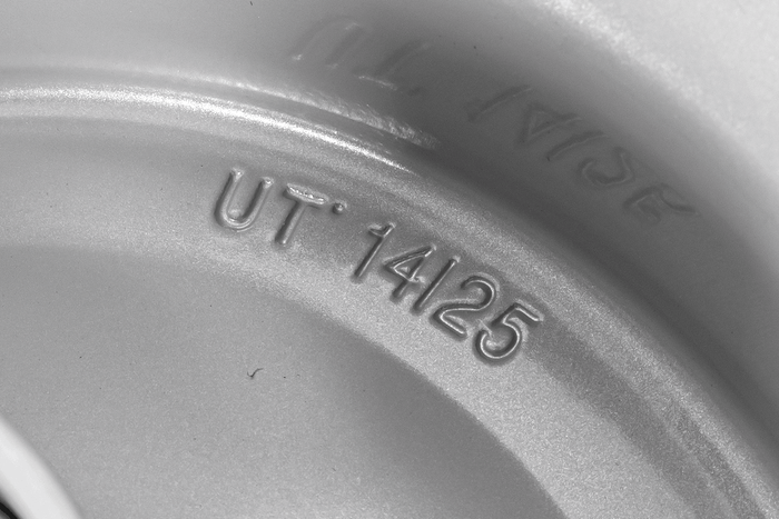 Ζάντα UNITRAILER από χάλυβα 5.5Ix8"H2 3x128 με ρουλεμάν 6205-2RS