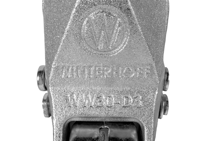 Ρυμουλκούμενο WINTERHOFF WW 30-D3-K1212 με μπίλια ρυμούλκησης για ρυμουλκούμενο 3000kg με ράβδο έλξης σωλήνα 50-51mm, από χυτοσίδηρο