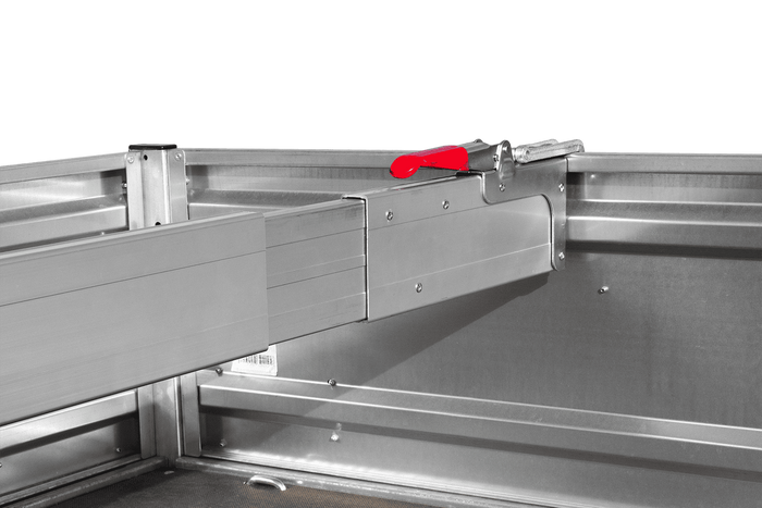 Πλευρική δοκός UNITRAILER για στερέωση φορτίου 2400-2700 mm