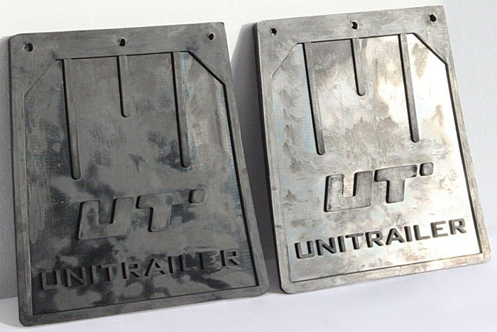 Σετ UNITRAILER λαστιχένια πτερύγια λάσπης, καλύμματα φτερών 187/205mm