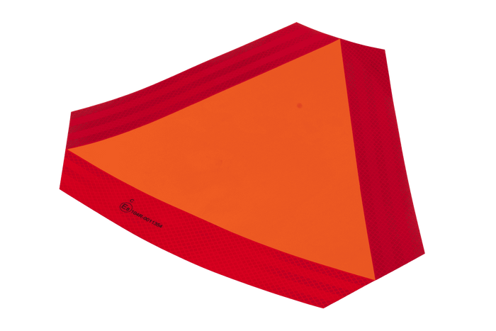 Ανακλαστικό αυτοκόλλητο HERMON, προειδοποιητικό τρίγωνο αργής κίνησης, 300x120mm