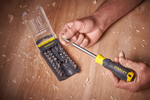 Κατσαβίδι STANLEY MULTIBIT 34 τεμαχίων με σετ μύτες