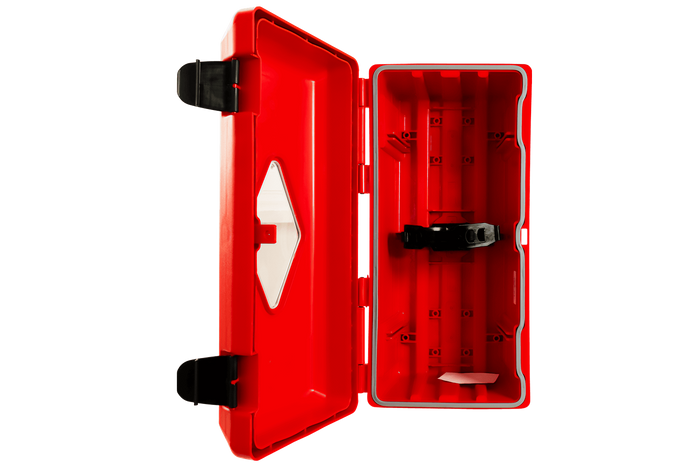 Κουτί πυροσβεστήρα 6kg DAKEN 82070 ADAMANT 611x310x247mm κόκκινο