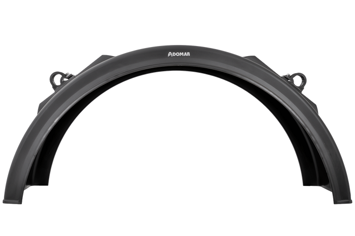 Φτερό για ρυμουλκούμενο 19,5-22,5" DOMAR DK2975, θόλος τροχού 1250/430mm με βάσεις στήριξης