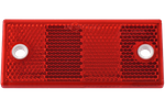 Κόκκινος ανακλαστήρας 90x40 mm με τρύπες
