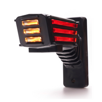 WAŚ 2550L W297.3.1 Φακός SPOT LED αριστερά σε κοντό βραχίονα