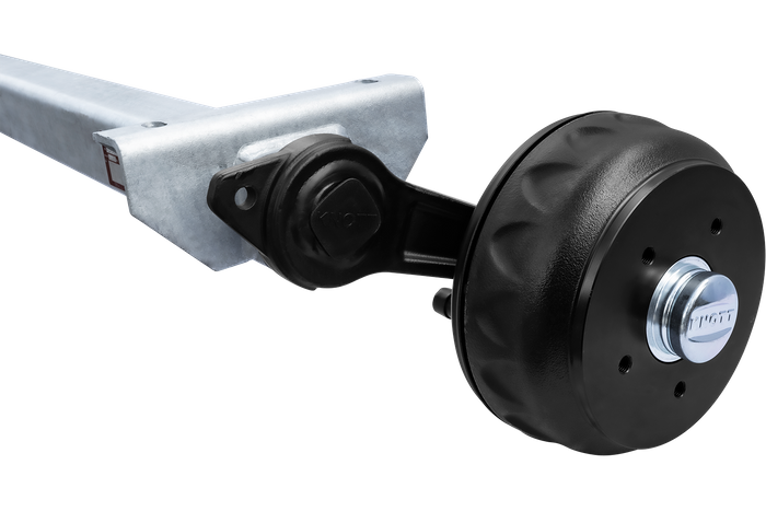 KNOTT VGB13 άξονας φρένων για ρυμουλκούμενο / ρυμουλκούμενο 1350kg 1300mm 1750mm 5x112