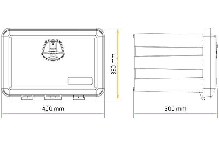 DAKEN 81101 JUST εργαλειοθήκη 400x350x300mm 21l