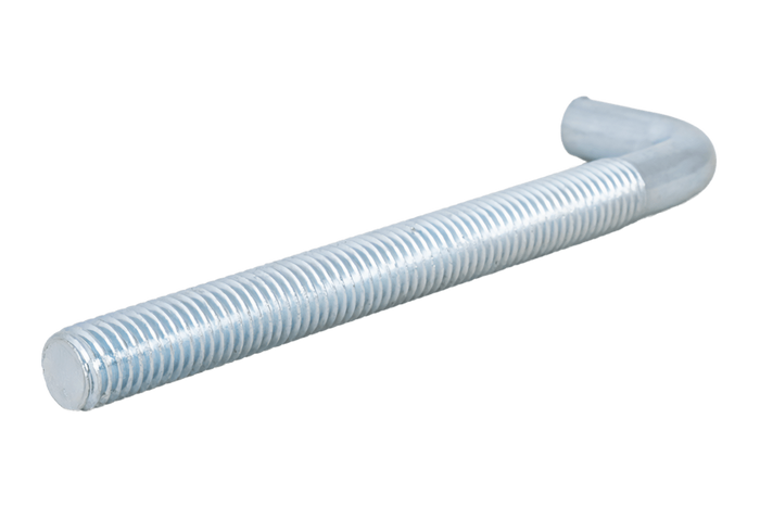 Γάντζος κατασκευής DROMET HP M10x120 με γωνιακό άκρο (ίσιο)