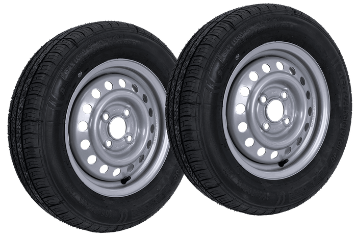 Σετ δύο τροχών για τρέιλερ KENDA TIRE 165/70 R13 79N KENDA RIM 4Jx13"H2 4x100 ET:30