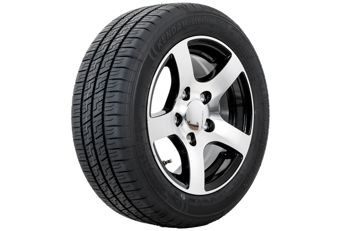 Ενισχυμένος τροχός τρέιλερ TIRE KENDA 195/50 R13C 104/102N ALU RIM STARCO γυαλισμένο 6Jx13"H2 5x112 ET:30