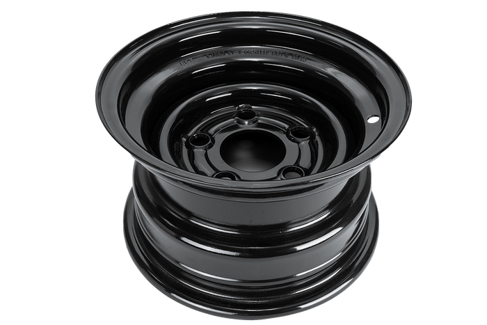 Ατσάλινο χείλος για τρέιλερ UNITRAILER μαύρο 6Jx10"H2 5x112 ET:-4