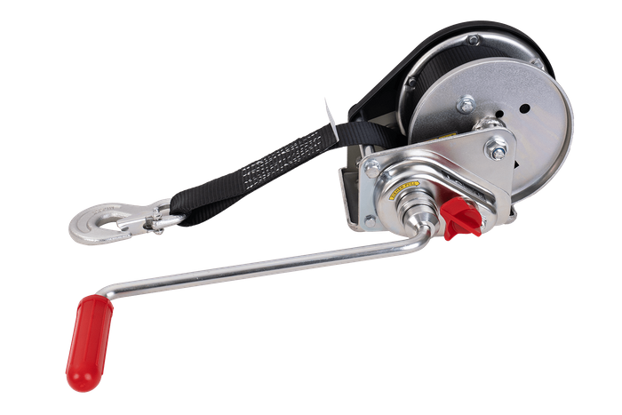 Βαρούλκο, βαρούλκο χειρός για ρυμουλκούμενο AL-KO 900 κιλών με ζώνη 7 μέτρων, φρένο και αυτόματο ξετύλιγμα