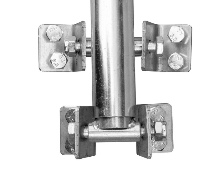 Ανυψωτικό στροφάλου UNITRAILER με λαβές για ανατροπή και εκφόρτωση ρυμουλκούμενου αυτοκινήτου 1000kg 500-865mm