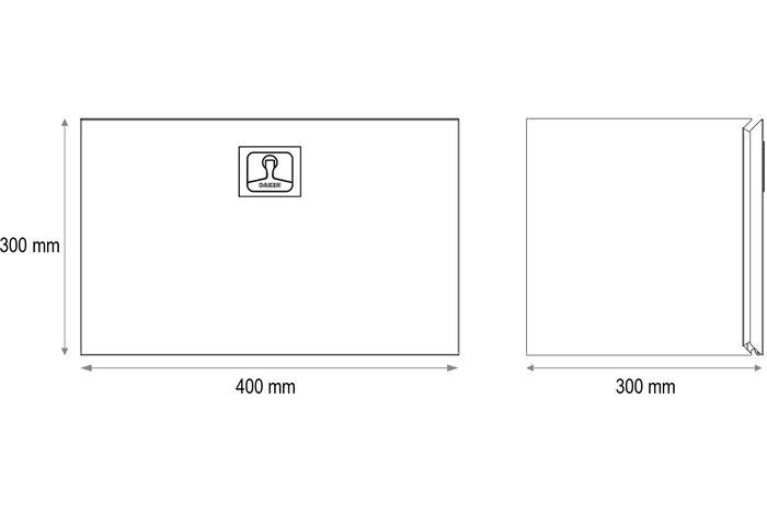 DAKEN 8Z3100 Z31 εργαλειοθήκη 400x300x300mm 32l