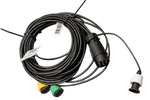 PLUG MANTES ηλεκτρική εγκατάσταση καλωδίωση ρυμούλκησης 4,7 m 7 ακροδεκτών μπαγιονέτες 2x 5 ακροδεκτών + 2x 2 ακροδεκτών