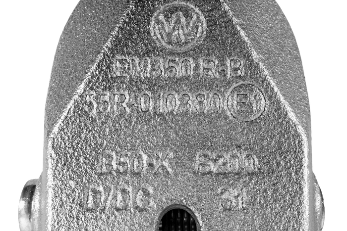 Ρυμουλκούμενο WINTERHOFF WW 350-RB-K1414 με μπίλια ρυμούλκησης για ρυμουλκούμενο 3500kg με ράβδο έλξης 50mm, από χυτοσίδηρο