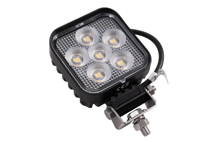Λάμπα εργασίας LED ανακλαστήρας TT TECHNOLOGY BLACK TT.13324 24xLED 1920lm τετράγωνη