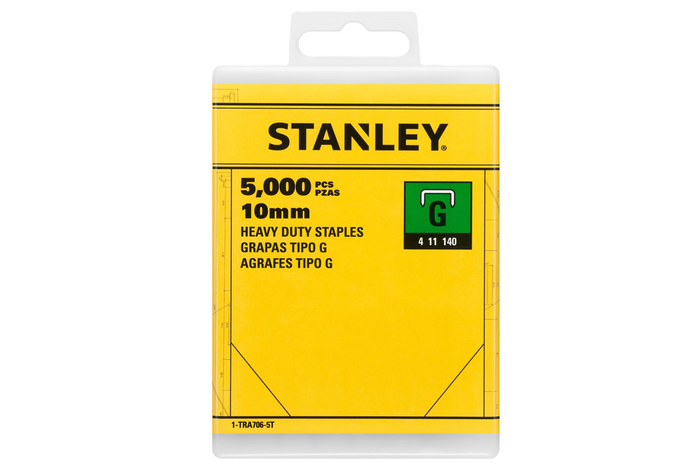 Συνδετήρες STANLEY 1-TRA706-5T Τύπος G 4/11/140 10mm 5000 τεμάχια