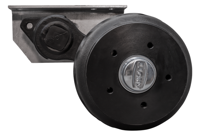 KNOTT VGB13 φρένος άξονας για ρυμουλκούμενο / ρυμουλκούμενο 1350kg 1200mm 1570mm 5x112