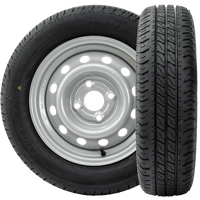 Σετ δύο τροχών για τρέιλερ LINGLONG TIRES 155/70 R13 75N UNITRAILER RIMS 4Jx13" 4x100 ET:30